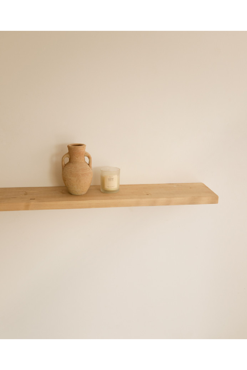 Solid Wood Floating Shelves (2) | Decowood Melva | Oroa.com