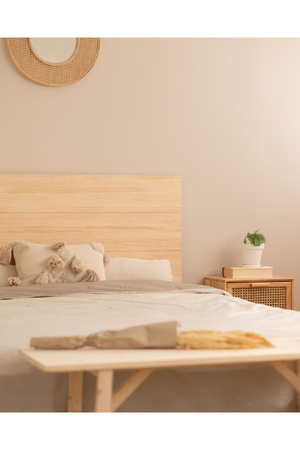 Stripped Wood Headboard | Decowood Radiata | Oroa.com