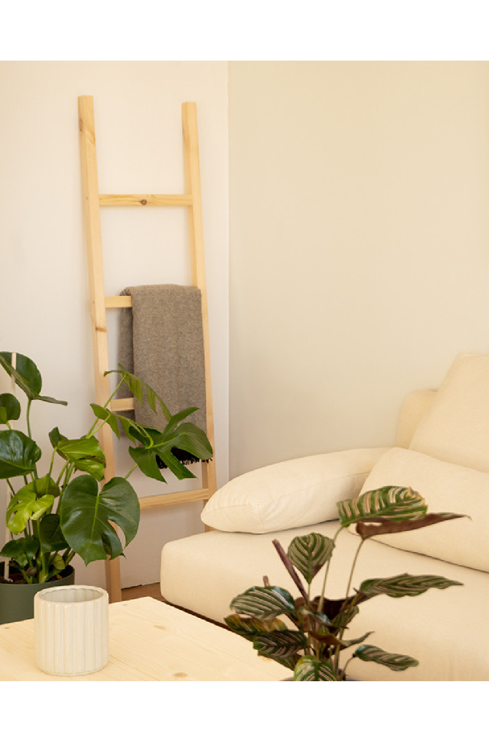 Solid Pine Wood Ladder | Decowood Stairs | OROA.com