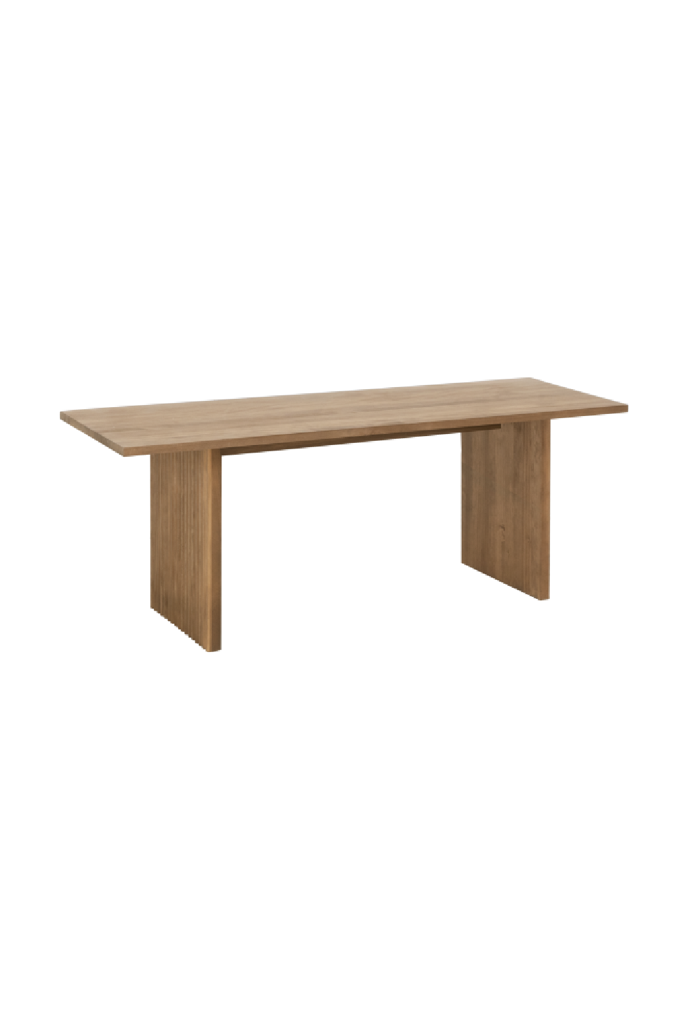Fluted Wood Legs Bench | Decowood Bali | Oroa.com
