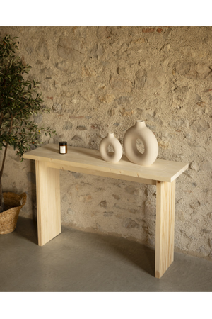 Fluted Legs Console Table | Decowood Bali | Oroa.com