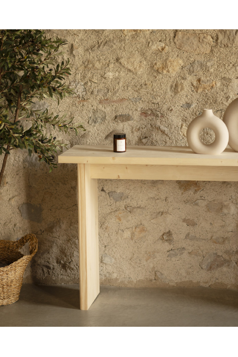 Fluted Legs Console Table | Decowood Bali | Oroa.com