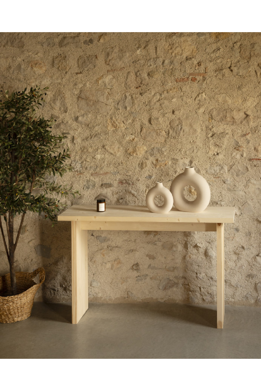 Fluted Legs Console Table | Decowood Bali | Oroa.com