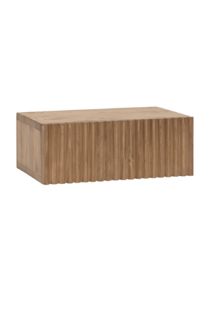 Fluted Floating Bedside Table | Decowood Bali | Oroa.com