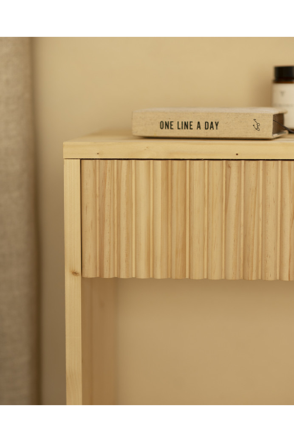 Fluted Drawer Bedside Table | Decowood Bali | Oroa.com