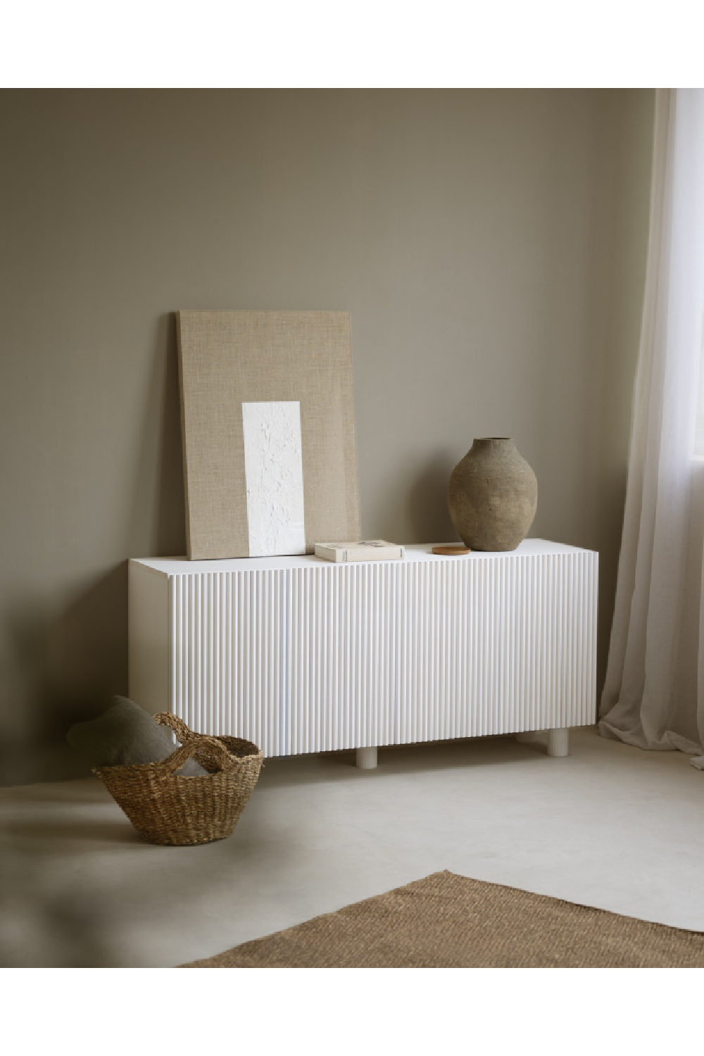Fluted Wood Sideboard | Decowood Bali | Oroa.com