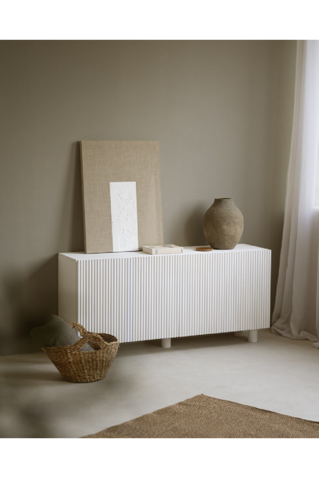 Fluted Wood Sideboard | Decowood Bali | Oroa.com