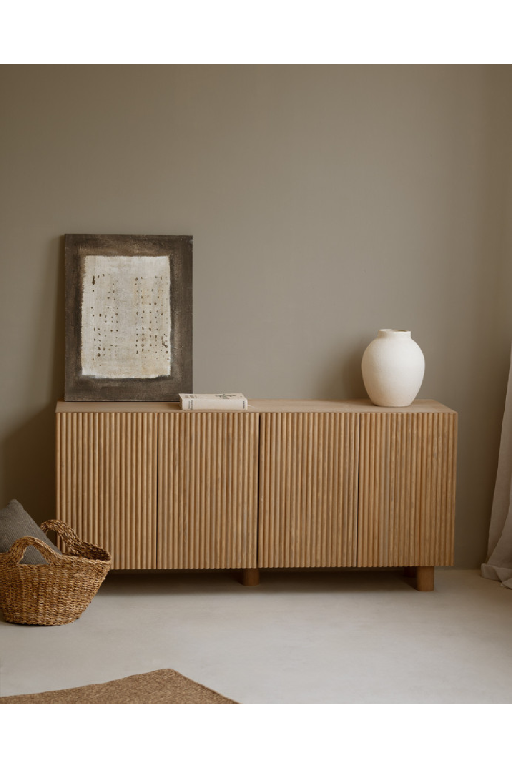 Fluted Wood Sideboard | Decowood Bali | Oroa.com