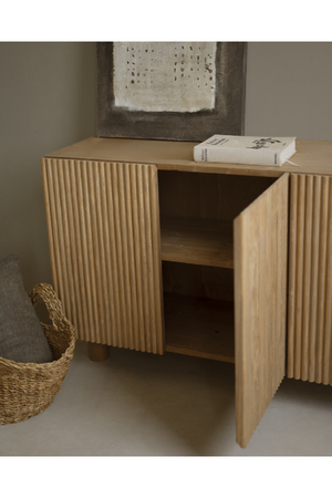 Fluted Wood Sideboard | Decowood Bali | Oroa.com