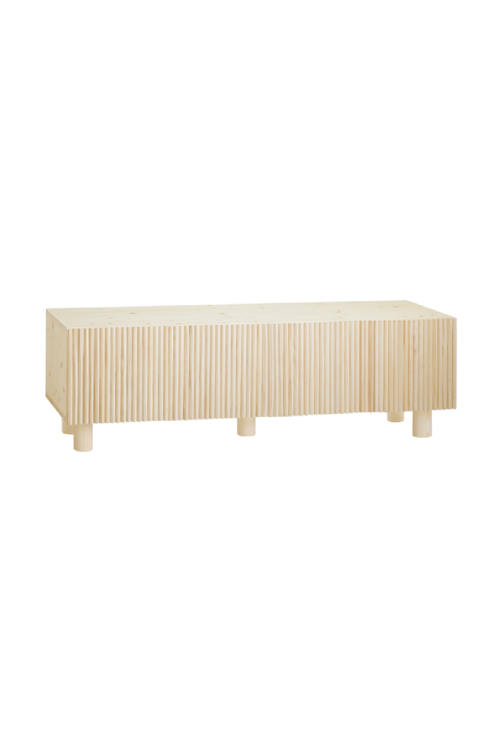 Fluted Wood TV Stand | Decowood Bali | Oroa.com