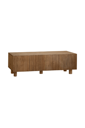 Fluted Wood TV Stand | Decowood Bali | Oroa.com