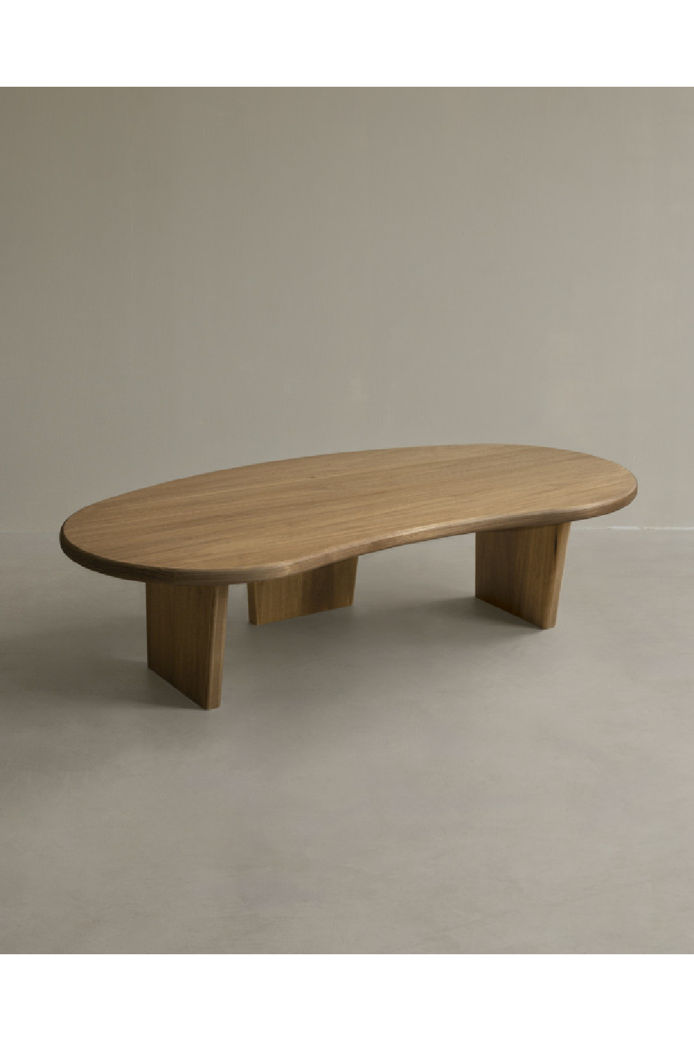 Pebble-Shaped Poplar Coffee Table | Decowood Bimba | Oroa.com