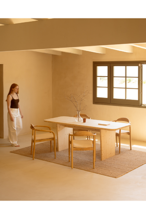 Scandinavian Style Dining Table | Decowood Bimba | Oroa.com