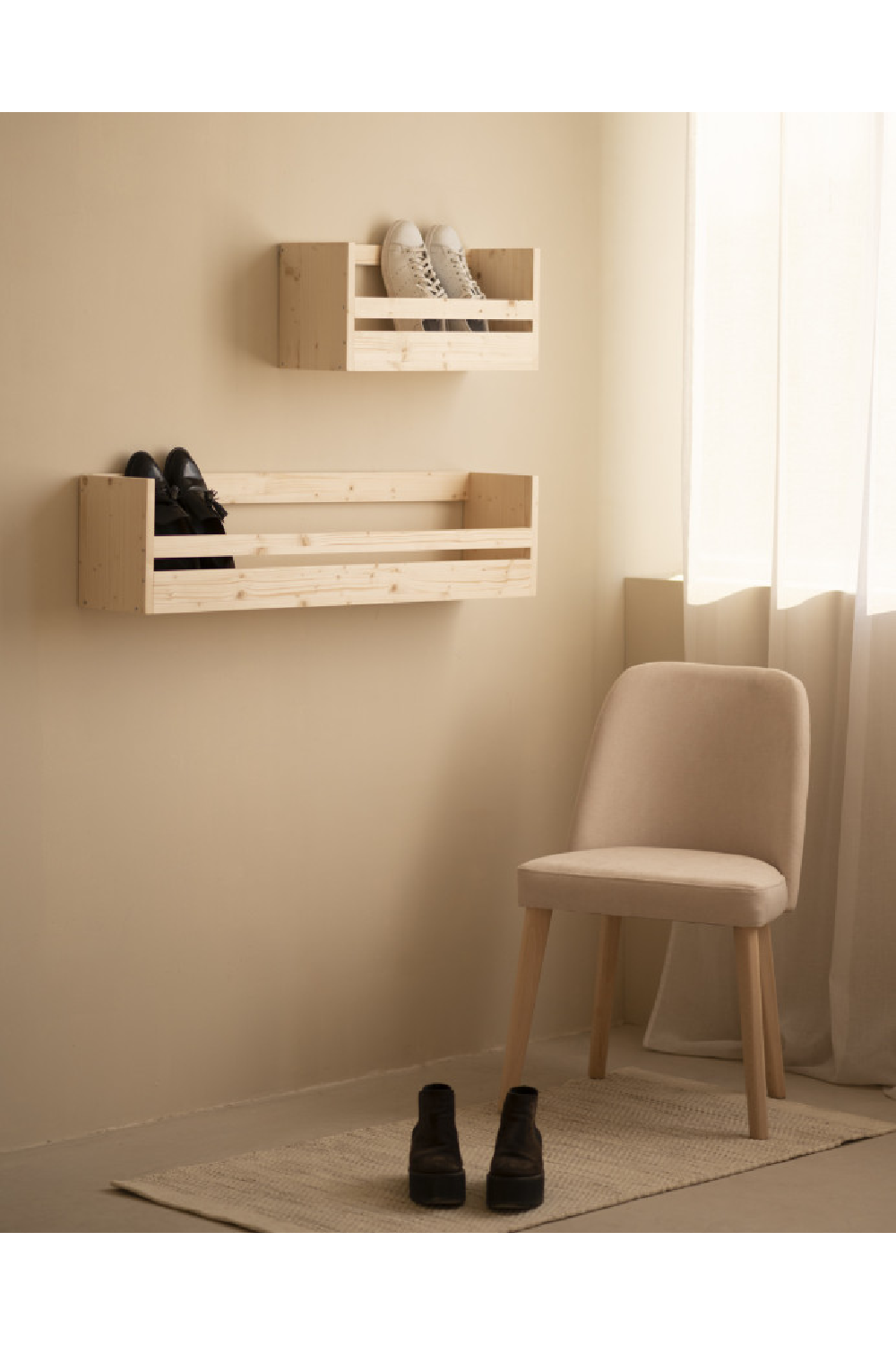 Solid Wood Hanging Shoe Rack | Decowood | Oroa.com