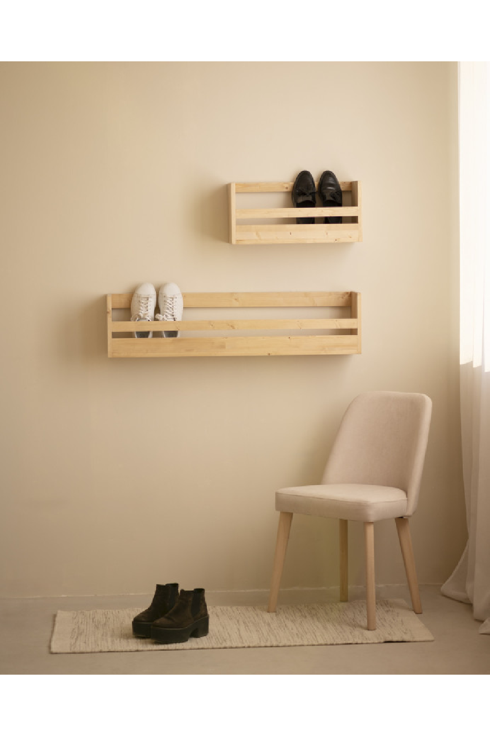 Solid Wood Hanging Shoe Rack | Decowood | Oroa.com