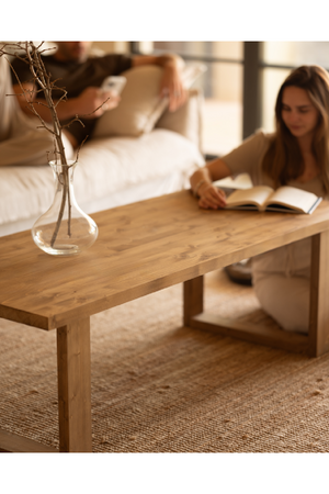 Minimalist Rectangular Coffee Table | Decowood Cairo | Oroa.com