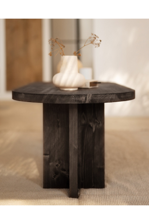 Japandi Oval Coffee Table | Decowood Tokyo | Oroa.com