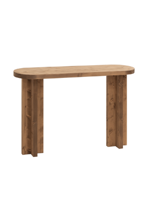 Japandi Oval Console Table | Decowood Tokyo | Oroa.com