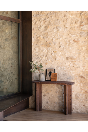 Japandi Oval Console Table | Decowood Tokyo | Oroa.com