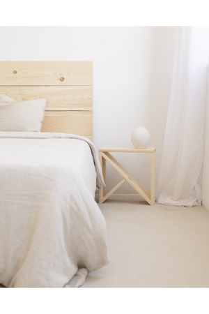 Solid Pine Side Tables (2) | Decowood Stoke | OROA.com