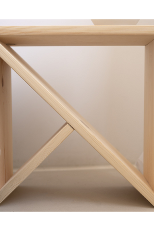 Solid Pine Side Tables (2) | Decowood Stoke | OROA.com