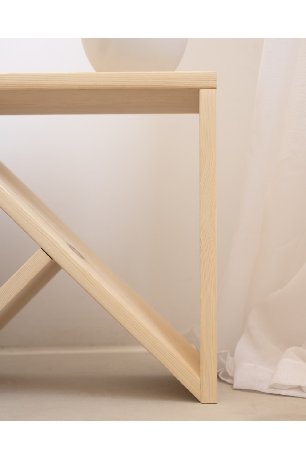 Solid Pine Side Tables (2) | Decowood Stoke | OROA.com