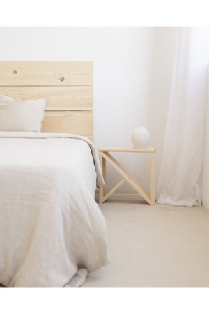 Solid Pine Side Table | Decowood Stoke | OROA.com