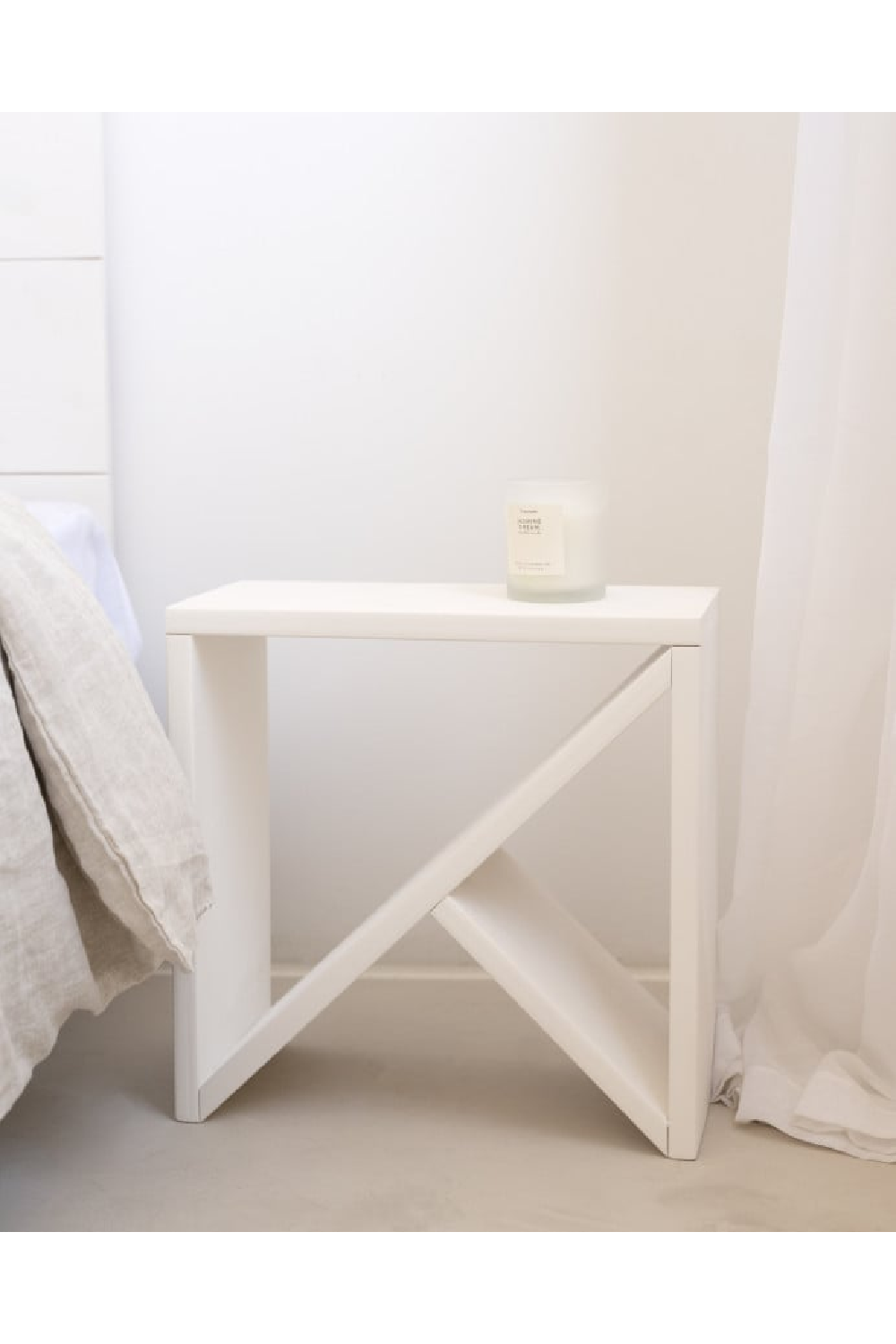 Solid Pine Side Tables (2) | Decowood Stoke | OROA.com