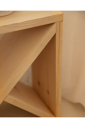 Solid Pine Side Tables (2) | Decowood Stoke | OROA.com