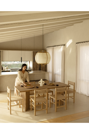 Japandi Style Dining Table | Decowood Kyoto | Oroa.com
