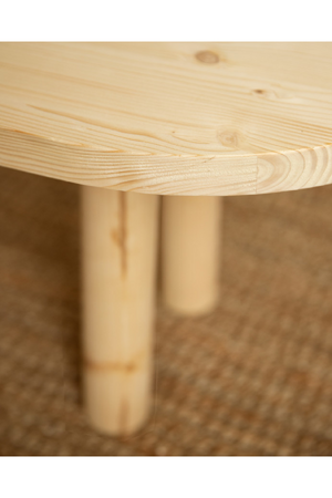 Tinted Wood Oval Coffee Table | Decowood Gina | Oroa.com