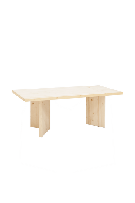 Rectangular Fir Wood Coffee Table | Decowood Kyoto | Oroa.com