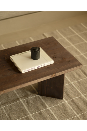 Rectangular Fir Wood Coffee Table | Decowood Kyoto | Oroa.com