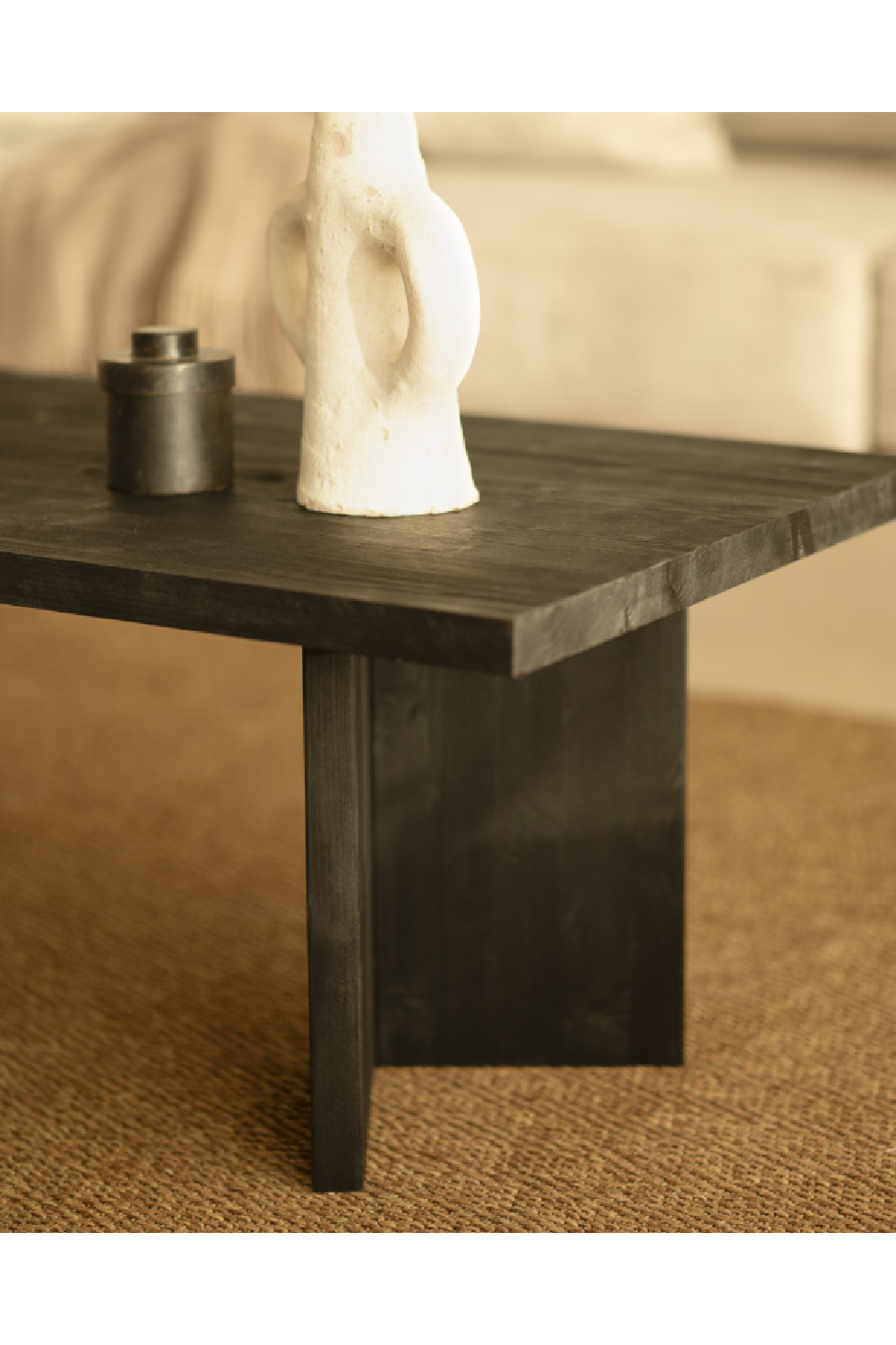 Rectangular Fir Wood Coffee Table | Decowood Kyoto | Oroa.com