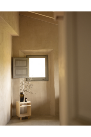 Minimalist Wooden Nightstand | Decowood Hera | Oroa.com