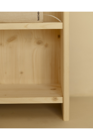 Wooden Open Compartment Nightstand | Decowood Ion | Oroa.com