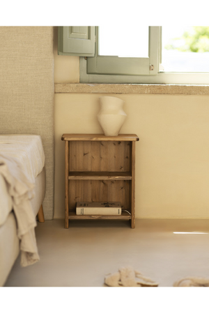 Wooden Open Compartment Nightstand | Decowood Ion | Oroa.com