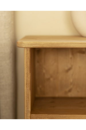 Wooden Open Compartment Nightstand | Decowood Ion | Oroa.com