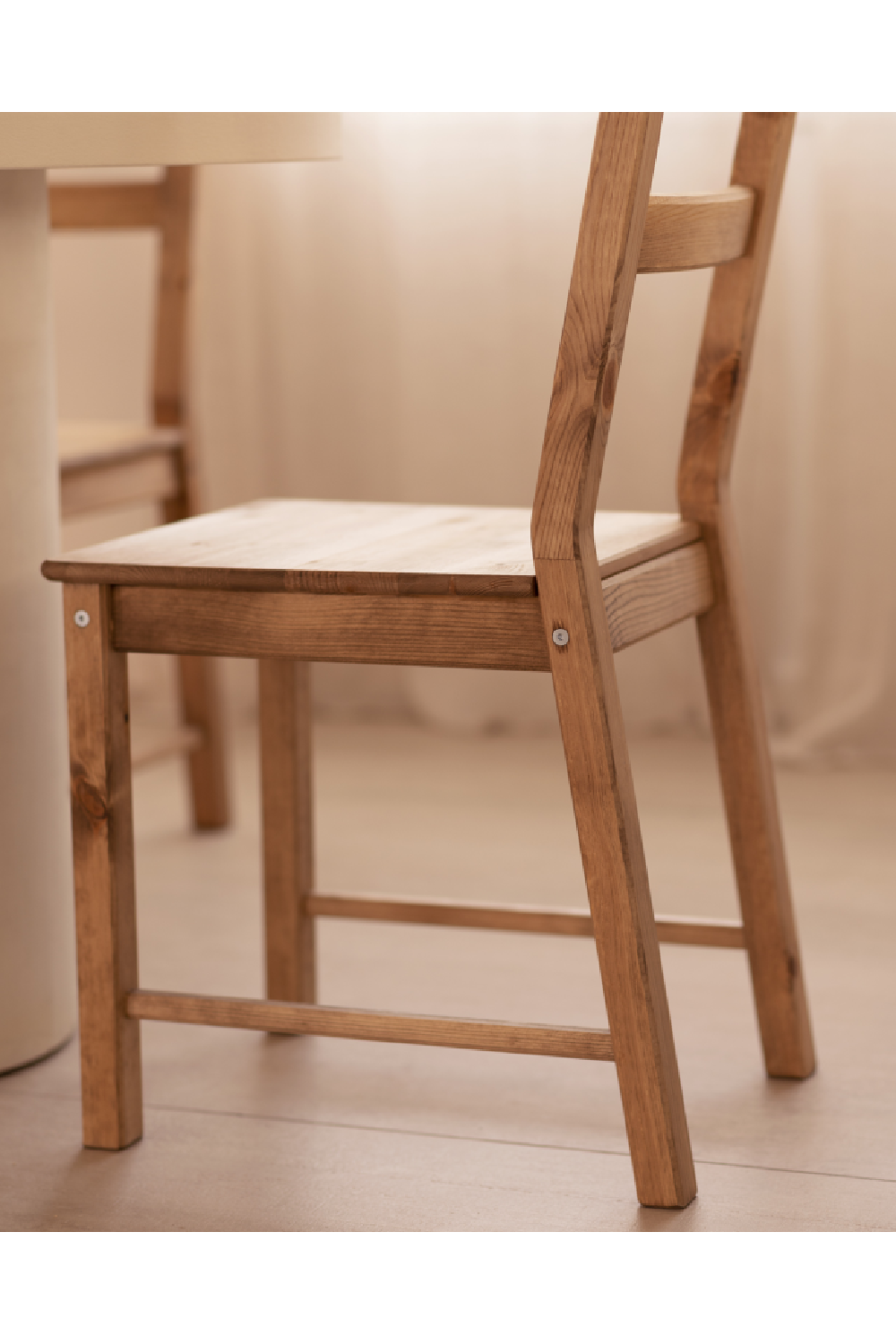 Pine Wood Dining Chair | Decowood Lucia | Oroa.com