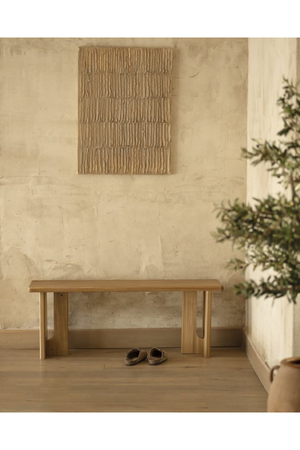 Varnished Poplar Wood Bench | Decowood Lua | Oroa.com