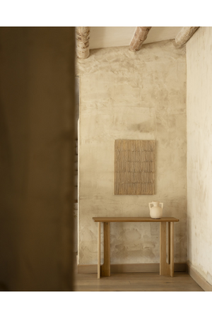 Varnished Poplar Wood Console Table | Decowood Lua | Oroa.com