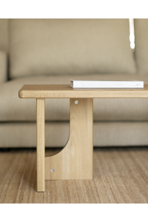 Varnished Poplar Wood Coffee Table | Decowood Lua | Oroa.com