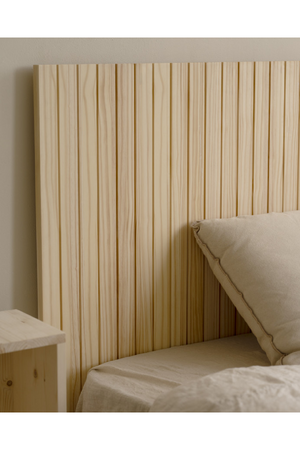 Pine Wood Grooved Headboard | Decowood Marta | Oroa.com