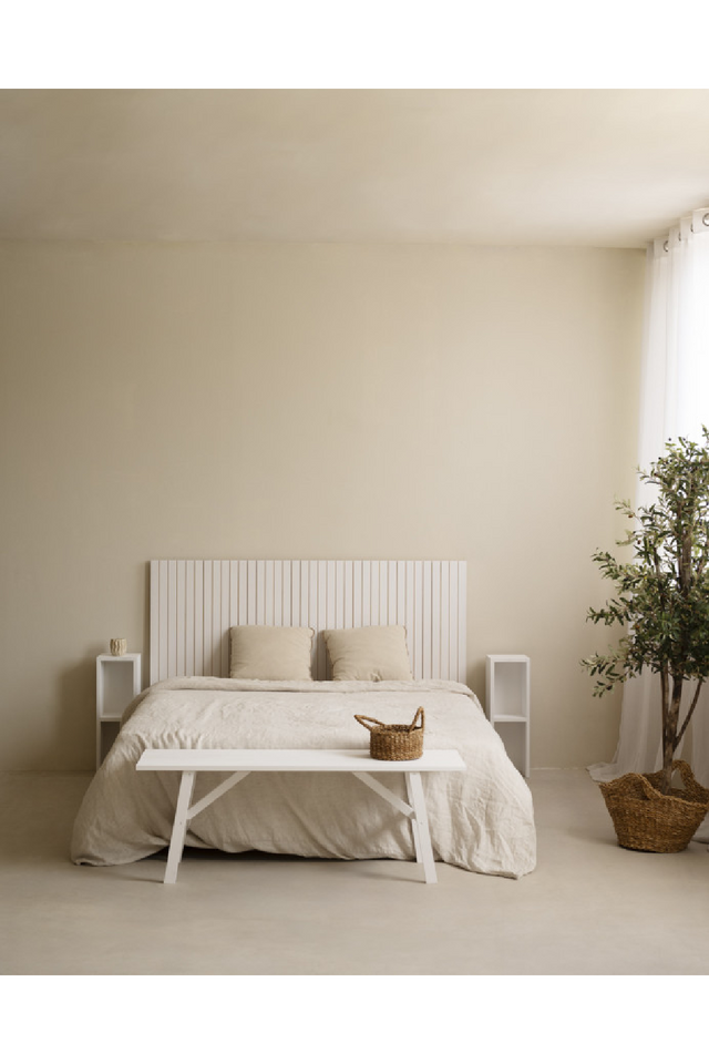 Pine Wood Grooved Headboard | Decowood Marta | Oroa.com