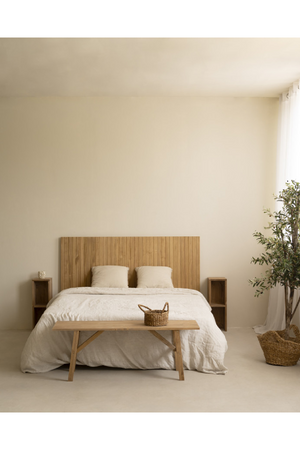 Pine Wood Grooved Headboard | Decowood Marta | Oroa.com
