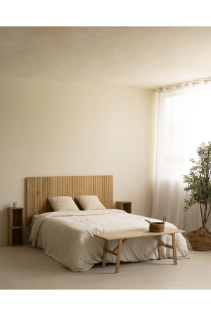 Pine Wood Grooved Headboard | Decowood Marta | Oroa.com