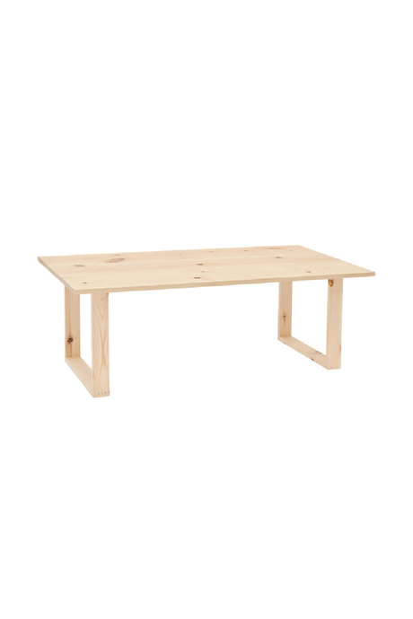 Solid Pine Coffee Table | Decowood Bielsa | Oroa.com
