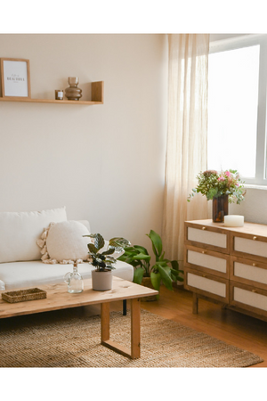 Solid Pine Coffee Table | Decowood Bielsa | Oroa.com