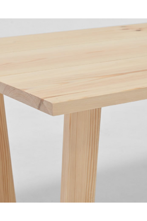 Slatted Pine Coffee Table | Decowood Oyane | Oroa.com