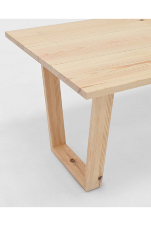 Slatted Pine Coffee Table | Decowood Oyane | Oroa.com